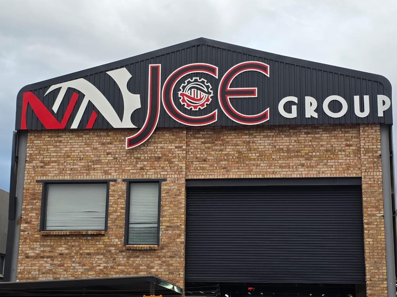 JCE Group Alberton facility exterior signage